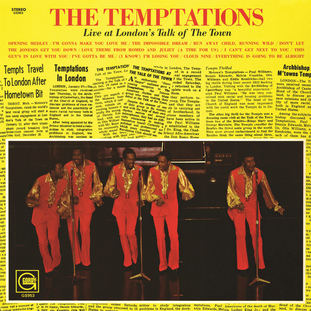 The Temptations Live At London’s Talk Of The Town